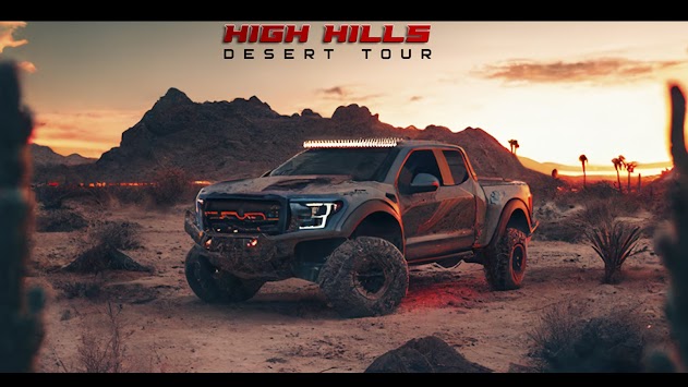 高山沙漠竞速游戏安卓版下载（High Hills Desert Tour）  v1.01截图