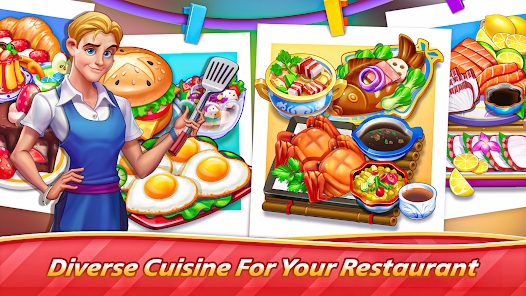 欢乐烹饪餐厅经理游戏安卓版下载（Fun Cooking Restaurant Manager）  v1.0截图