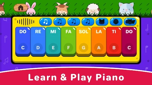 钢琴的孩子app游戏下载（Baby Piano）  v3.02截图