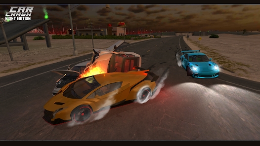 Night Car Crash Open City游戏安卓版下载  v1.222截图