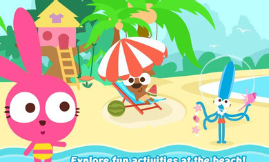泡泡兔夏日海滩游戏官方版  v1.0.4截图