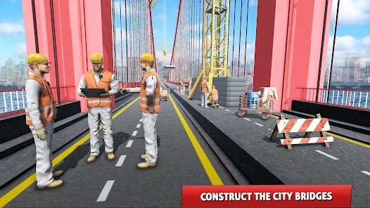 桥梁道路建设者最新中文版下载（Bridge Construction Simulator）  v1.1截图