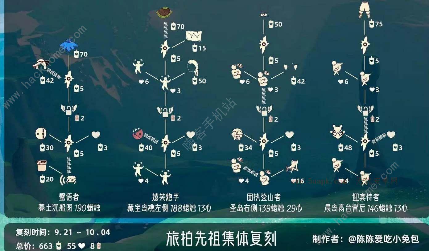 光遇旅拍先祖复刻兑换图大全 2023旅拍复刻先祖在哪[多图]图片2